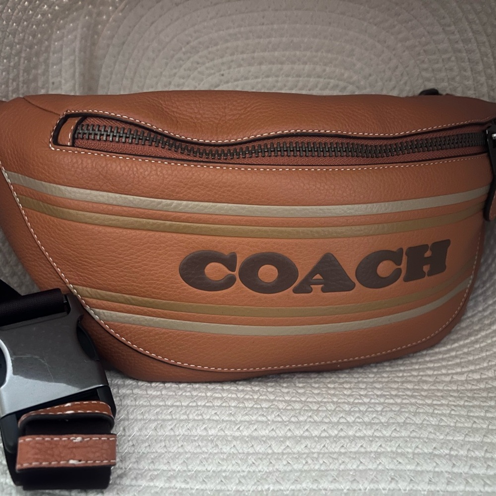 Coach Brown Leather Belt Bag